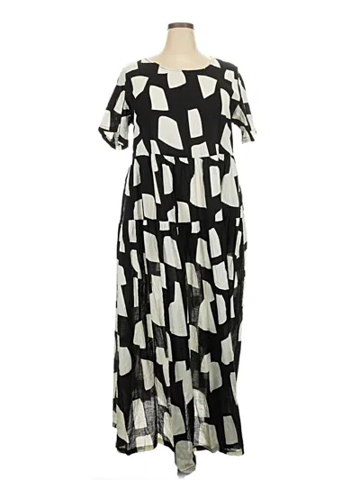 Pre-owned Unbranded Casual Dress In Black