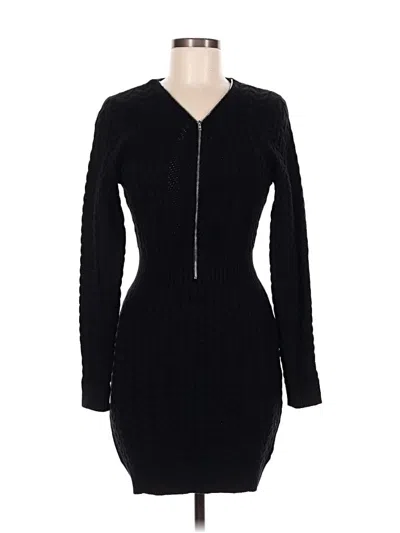 Pre-owned Unbranded Casual Dress In Black