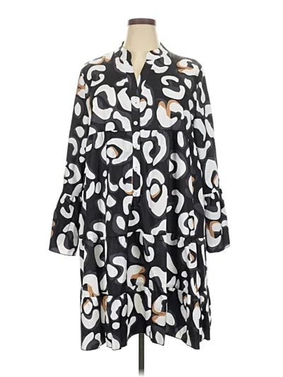 Pre-owned Unbranded Casual Dress In Black