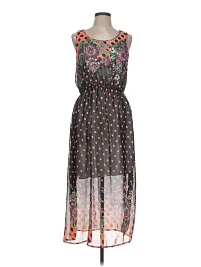 Pre-owned Unbranded Casual Dress In Black