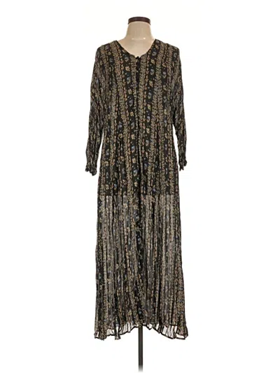 Pre-owned Unbranded Casual Dress In Black