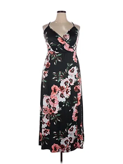 Pre-owned Unbranded Casual Dress In Black