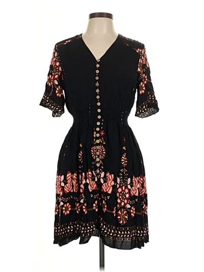 Pre-owned Unbranded Casual Dress In Black