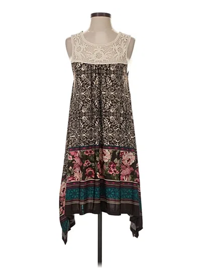 Pre-owned Unbranded Casual Dress In Black