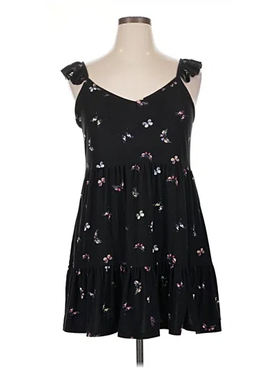 Pre-owned Unbranded Casual Dress In Black