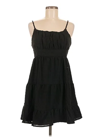Pre-owned Unbranded Casual Dress In Black