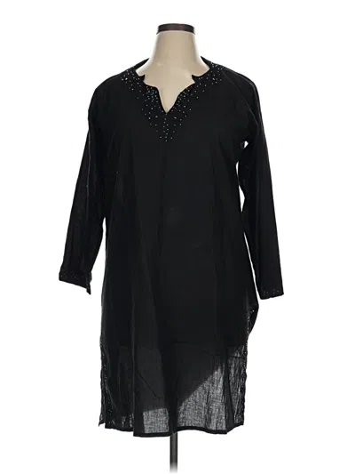 Pre-owned Unbranded Casual Dress In Black