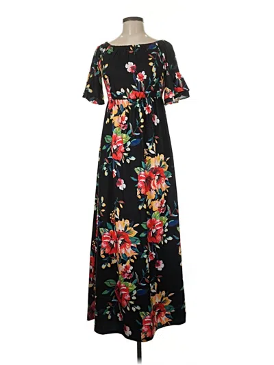 Pre-owned Unbranded Casual Dress In Black