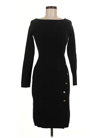 Pre-owned Unbranded Casual Dress In Black