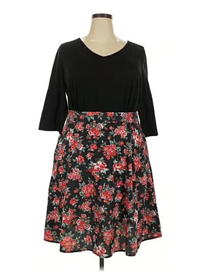 Pre-owned Unbranded Casual Dress In Black