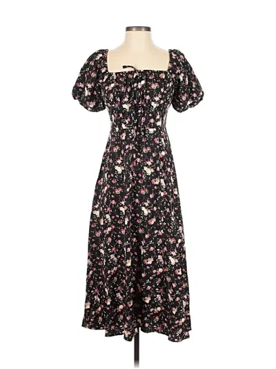 Pre-owned Unbranded Casual Dress In Black