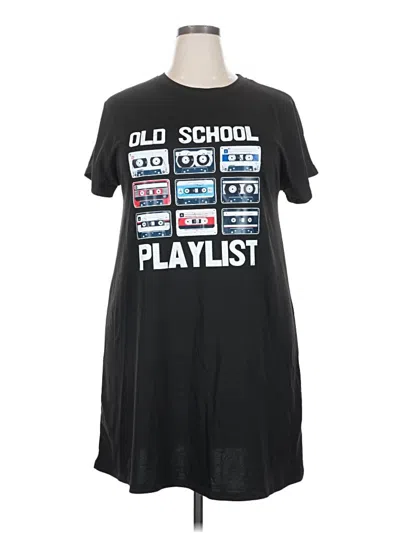 Pre-owned Unbranded Casual Dress In Black