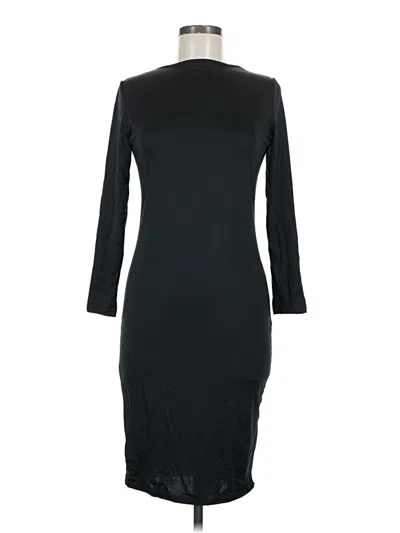 Pre-owned Unbranded Casual Dress In Black
