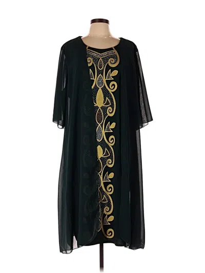 Pre-owned Unbranded Casual Dress In Black