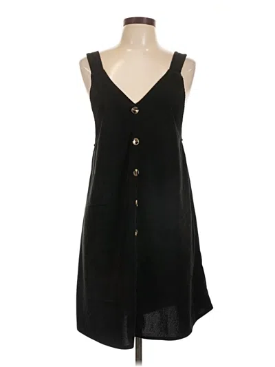Pre-owned Unbranded Casual Dress In Black