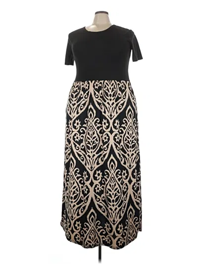 Pre-owned Unbranded Casual Dress In Black
