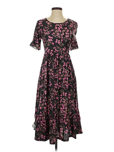 Pre-owned Unbranded Casual Dress In Black