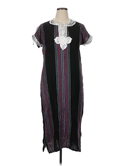 Pre-owned Unbranded Casual Dress In Black