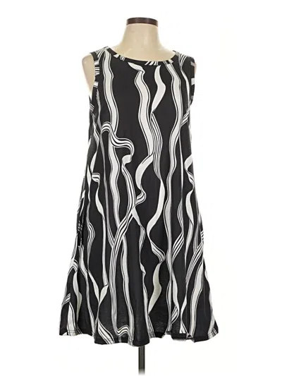 Pre-owned Unbranded Casual Dress In Black
