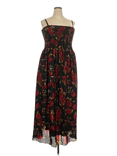 Pre-owned Unbranded Casual Dress In Black