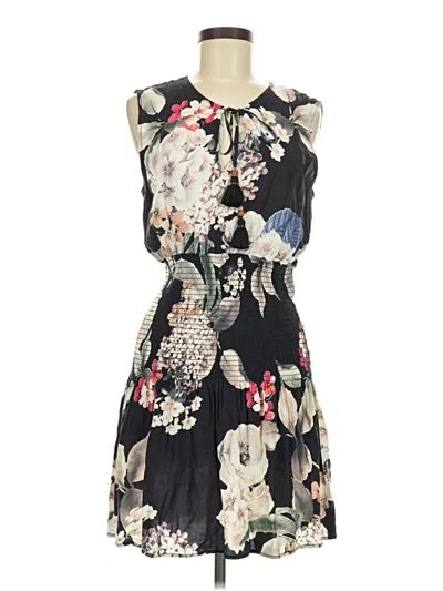 Pre-owned Unbranded Casual Dress In Black