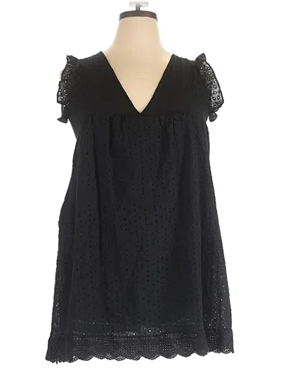 Pre-owned Unbranded Casual Dress In Black