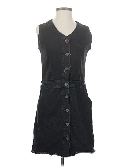 Pre-owned Unbranded Casual Dress In Black