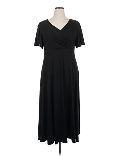 Pre-owned Unbranded Casual Dress In Black