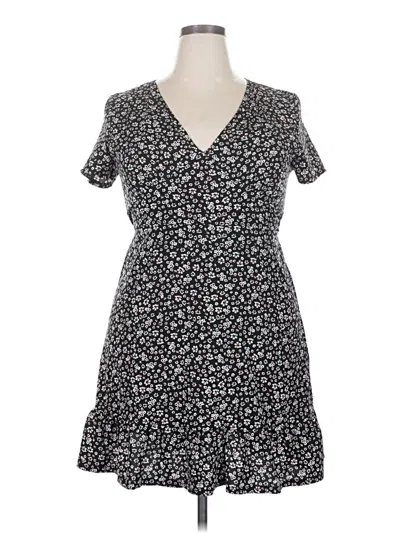 Pre-owned Unbranded Casual Dress In Black