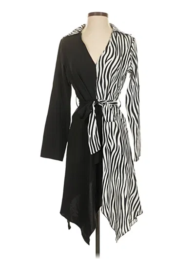Pre-owned Unbranded Casual Dress In Black