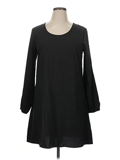 Pre-owned Unbranded Casual Dress In Black
