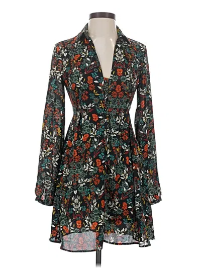 Pre-owned Unbranded Casual Dress In Black
