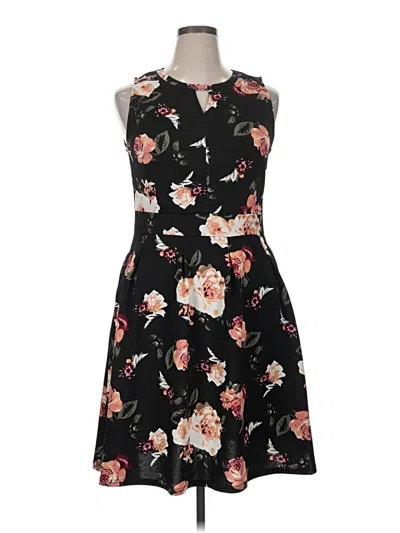 Pre-owned Unbranded Casual Dress In Black