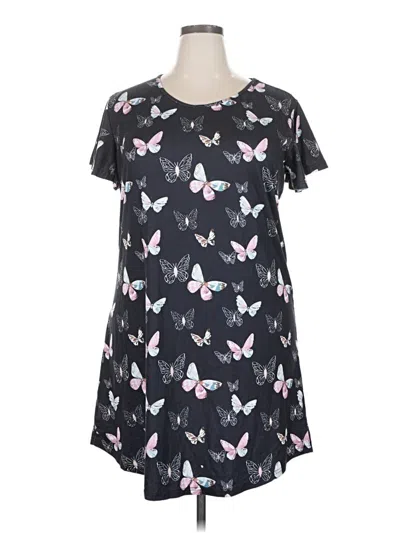 Pre-owned Unbranded Casual Dress In Black