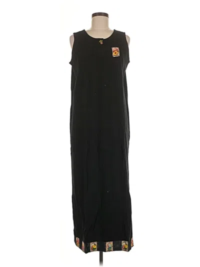 Pre-owned Unbranded Casual Dress In Black
