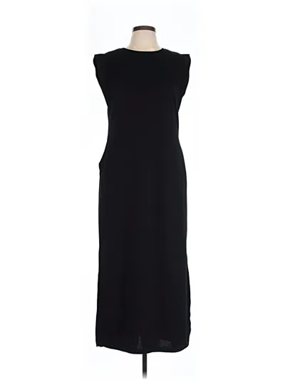 Pre-owned Unbranded Casual Dress In Black
