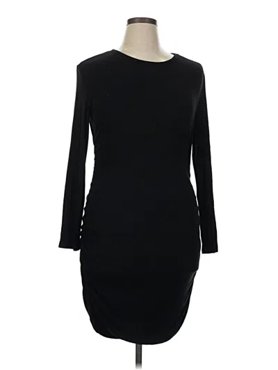 Pre-owned Unbranded Casual Dress In Black