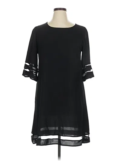 Pre-owned Unbranded Casual Dress In Black