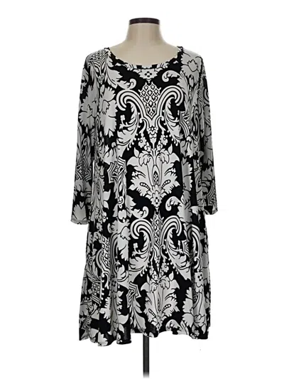 Pre-owned Unbranded Casual Dress In Black