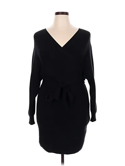 Pre-owned Unbranded Casual Dress In Black