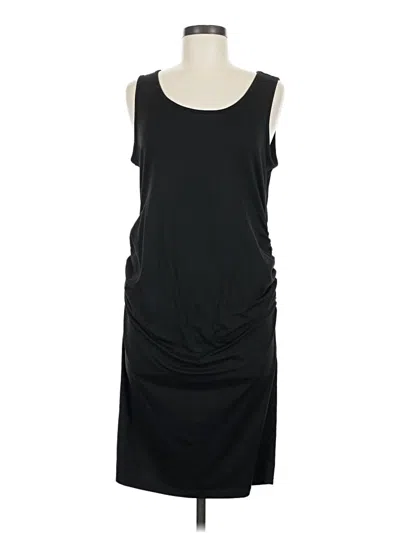 Pre-owned Unbranded Casual Dress In Black