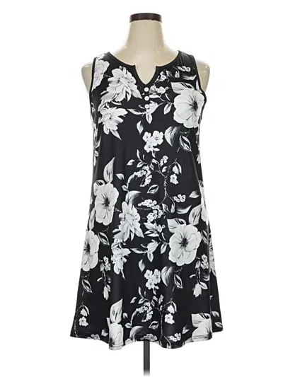 Pre-owned Unbranded Casual Dress In Black
