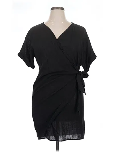 Pre-owned Unbranded Casual Dress In Black