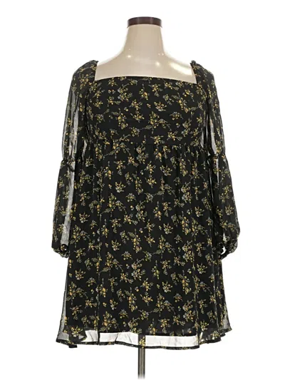 Pre-owned Unbranded Casual Dress In Black