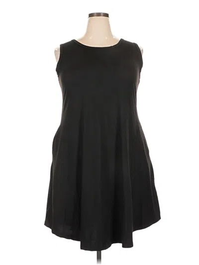 Pre-owned Unbranded Casual Dress In Black