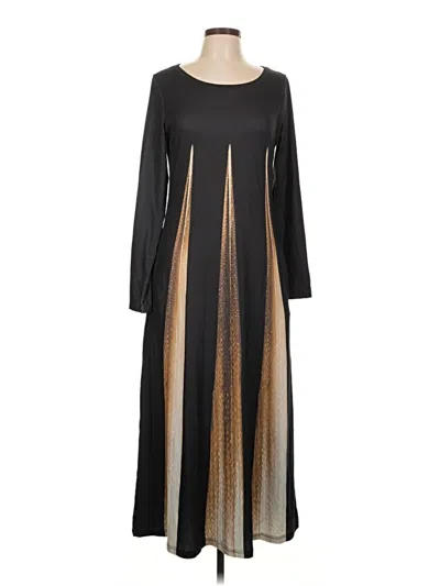 Pre-owned Unbranded Casual Dress In Black