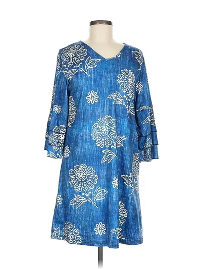 Pre-owned Unbranded Casual Dress In Blue