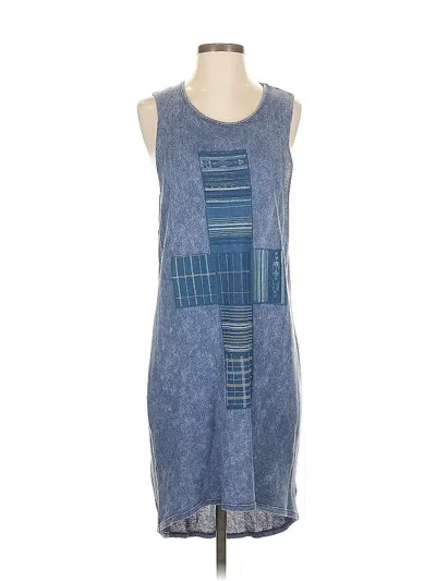 Pre-owned Unbranded Casual Dress In Blue