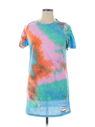 Pre-owned Unbranded Casual Dress In Blue