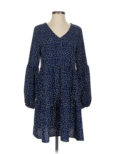Pre-owned Unbranded Casual Dress In Blue